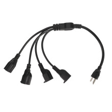 Répartiteur de câble d'alimentation, construction robuste pour aspirateurs domestiques, prises de terre fiables, câble résistant aux