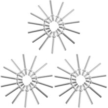 300Pcs Silver Metal Cribbage Pegs Iron Scoring Pegs for Card Games