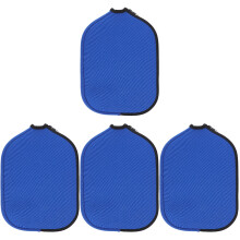4Pcs Blue Table Tennis Paddle Case Durable Neoprene Racket Storage Bag