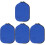 4Pcs Blue Table Tennis Paddle Case Durable Neoprene Racket Storage Bag 1