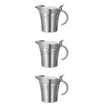 3Stk Isolierter -Gravy Boat,modern,für Steak-Soßen Und