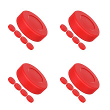 20Stk Roter Hockey Pucks PVC Für Indoor Und