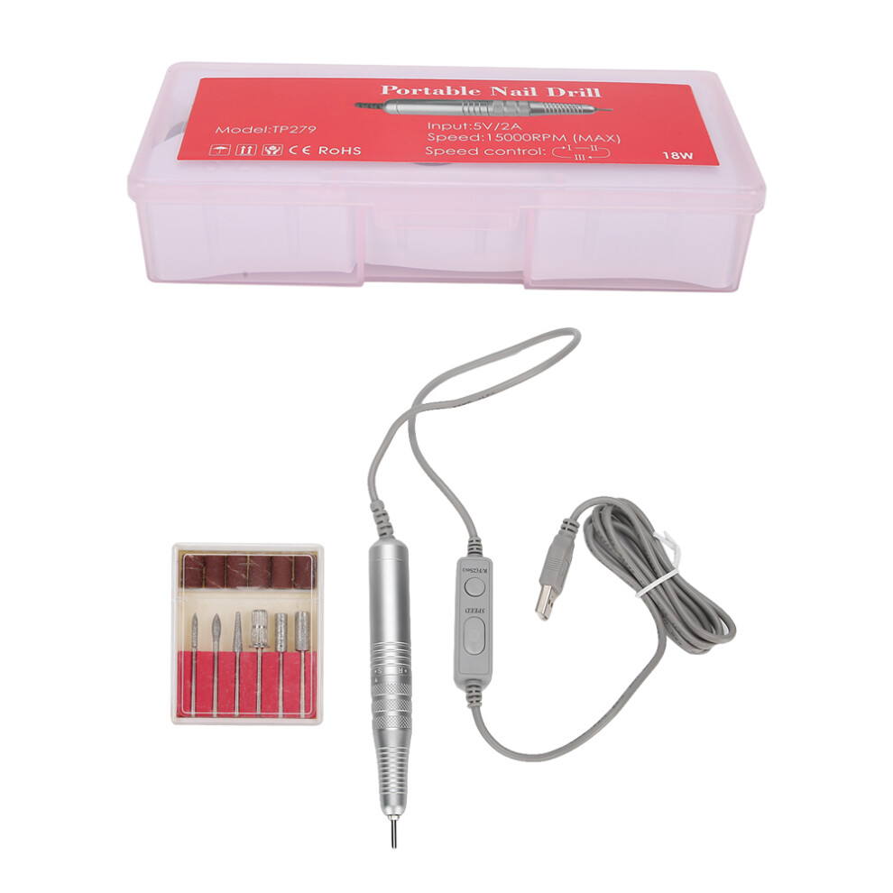 Manicure Polishing Tool, Electric Nail Drill With Slim Lightweight Design For Professional Results