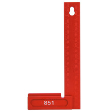 Équerre à 90 pour le travail du bois et la construction, équerre d'angle à serrage avec graduation précise et profil en L, en alliage