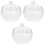 3Pcs Clear Glass Nail Dish with Lid Decorative Manicure Accessory Cup 4