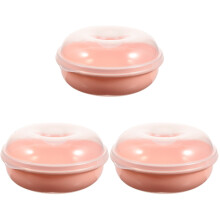 3St Roze Brooddozen Microwavable Voor Keuken En Opslag