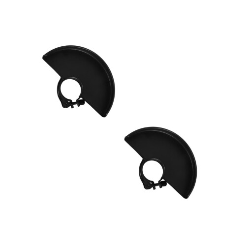 2Pièces Garde Poussière Meuleuse Noir Métal Réglable Usage Maison