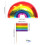 Rainbow Pride Tablecloth and Pennant Banner Set 3