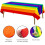 Rainbow Pride Tablecloth and Pennant Banner Set 4