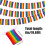 Rainbow Pride Tablecloth and Pennant Banner Set 5