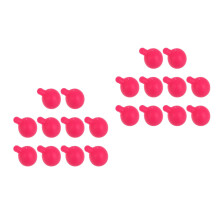 20Pièces Balles À Presser PVC Douces Roses Pour Jouets DIY Et Poupées