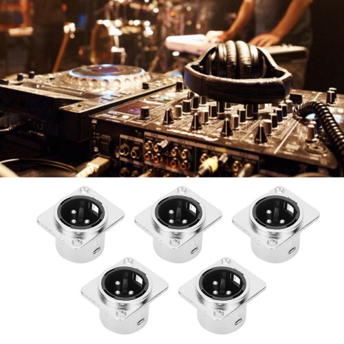 Πολλαπλών χρήσεων αρσενικός σύνδεσμος XLR Jack3Pin, ανθεκτικό χυτό περίβλημα, υψηλής 2