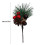 Kunstmatige dennenkersttak 14 cm 6-pack 3