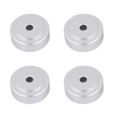 4PCS Silver Amplifier Feet 20mm x 8mm Aluminum Shock Absorbers