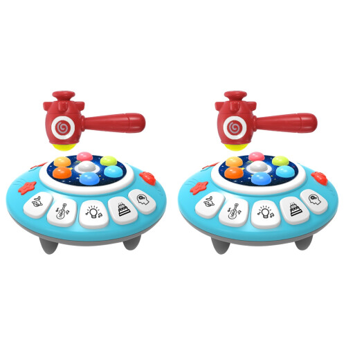 2Sets Interactief Hamerspel Voor Peuters Plastic Motoriek Training
