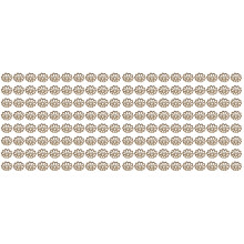 2000St Gouden Jewelry Findings Metal End Caps Voor DIY Sieraden Decor