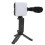 Podcast Equipment Vlogging Kit For iPhone Android Includes LED Light Tripod Microphone Smartphone Holder Wireless Remote Control Rechargeable LED 4