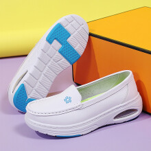 Sapatos ortopédicos brancos de encaixe para enfermagem feminina Willtoo1