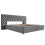 Upholstered bed, king size - 5 ft (150*200 cm), hydraulic storage bed 7