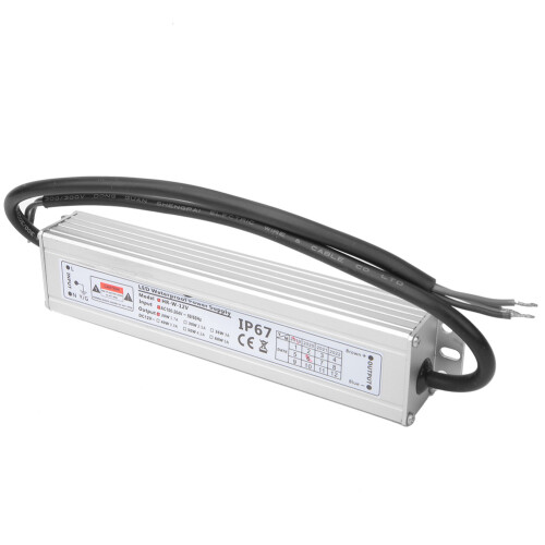 Προστασία από υπερθέρμανση Τροφοδοτικό LED IP67 Αδιάβροχο περίβλημα αλουμινίου 2