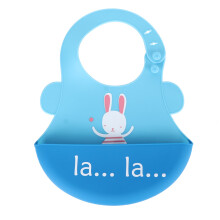 Soft Silicone Bib for Babies, BPA Free Safe Material with Deep Pocket Adjustable Fit, Effortless Cleaning Waterproof Design for Infants and Toddlers,