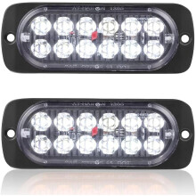 Aluminum LED Trailer Stop/Turn/Tail Lights, DOT Waterproof, Surface Mount, Strobe Flashing, 12-24V, Compatible with Truck, Tractor, RV