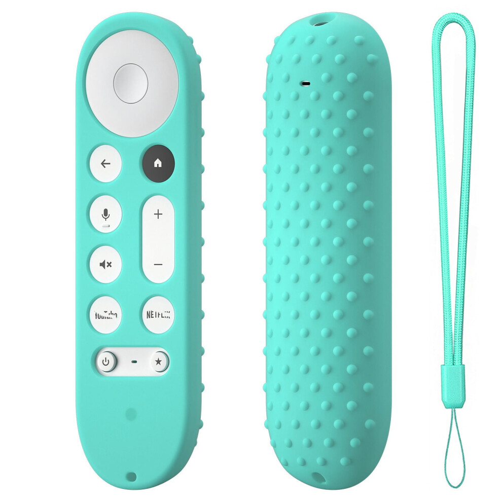 Silicone Remote Cover Sleeve For Google Tv Streamer 4K (2024), Compatible With Gy3le, Shockproof Anti-Drop Case With Lanyard 9482726254911