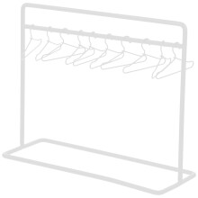 1 Set of Decorative Mini Hangers Doll Outfit Rack Doll Closet Hangers Iron Doll Hangers