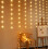 Μαγικά φώτα κουρτίνας με αστέρια, 100LED θερμά λευκά διακοσμητικά φώτα εσωτερικού 6