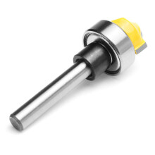 Carbide Groove Router Bit for Woodcraft, Non-Stick Shield Coating Flush Trim Bit for Faux Panel Door Making, Compatible with CNC and Manual Routing