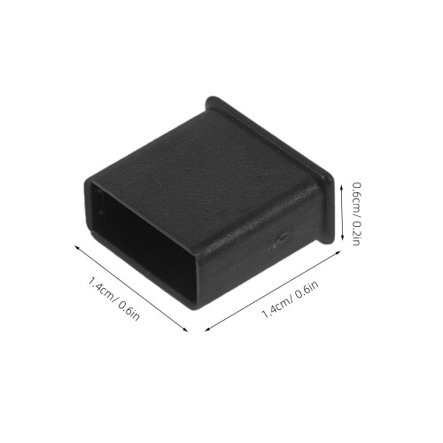 20 Pcs Charger Port Cover Usb Block Dust Plug Cap 2