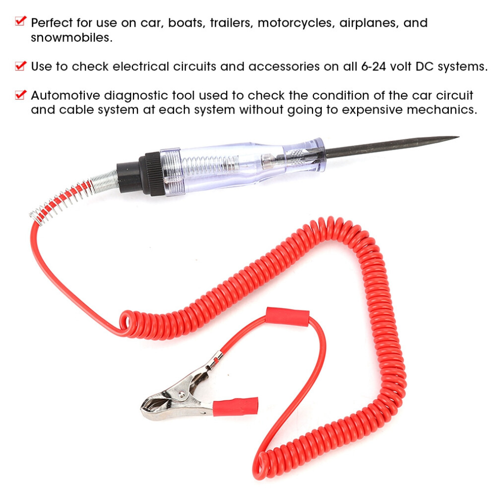Automotive Circuit Tester Pen 6-24V Digital Power Probe For Cars And Trucks 9451393228631