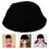 Chapeau Pêcheur Noir Pour En Tissu Accessoire Mode 8