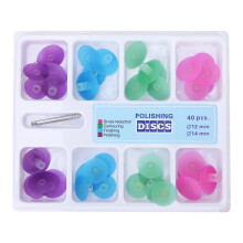 Composite Finishing Kit, High Gloss Repairing For Anterior Tooth Surface, Flexible Ultra Fine Discs, Includes Mandrel, Environmentally Friendly,