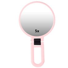 High Definition Normal Mirror Magnifying Handheld Mirror, Superior Durability and Safety Portable Travel Mirror