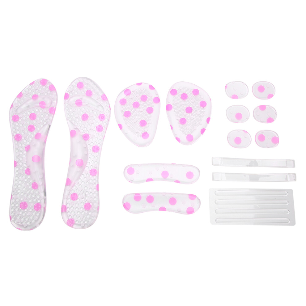 Gel Cushion Pads Relief Pain, Thin Gel Inserts for Heels and Flats - Set of3Pairs