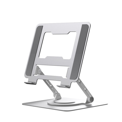 Ergonomic Design Foldable Portable Laptop Stand, Ventilation Extra Space Design For Desk, Adjustable Height And Angle Stable Durable Computer Riser