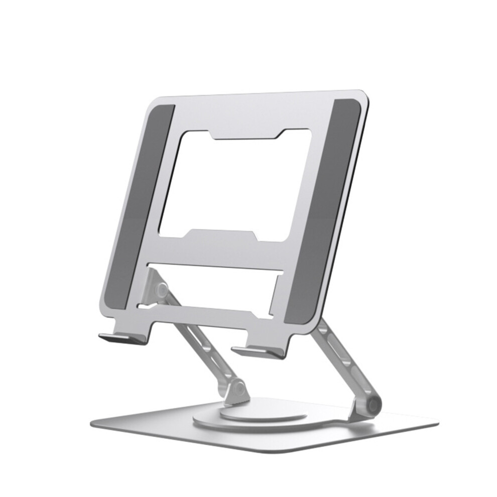 Ergonomic Design Foldable Portable Laptop Stand, Ventilation Extra Space Design For Desk, Adjustable Height And Angle Stable Durable Computer Riser 9175034938375