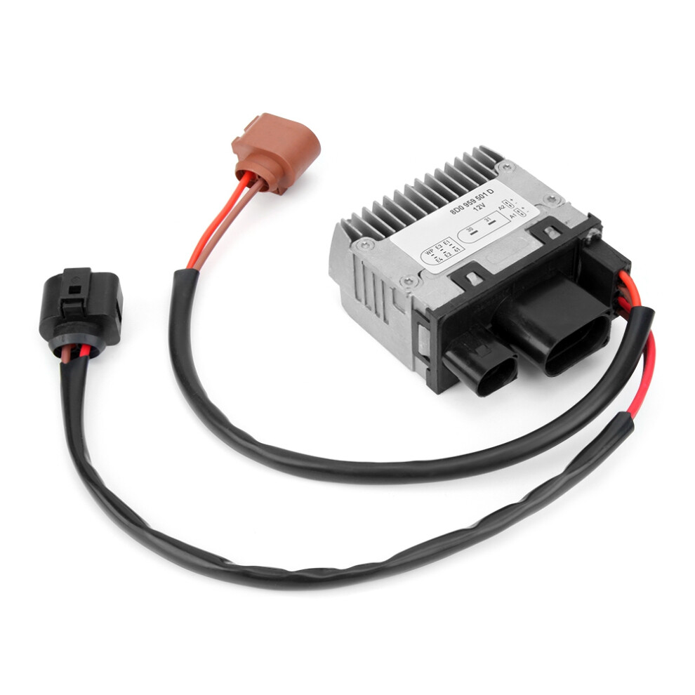 Radiator Cooling Fan Control Module, Engine Radiator Cooling Fan Control Module For Audi Allroad2.7v6 2003-2005, Factory Tested Aftermarket 9083649847435