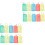 50St Multifunctionele Gekleurde Sleutellabels Met Duurzame Ring Set 2