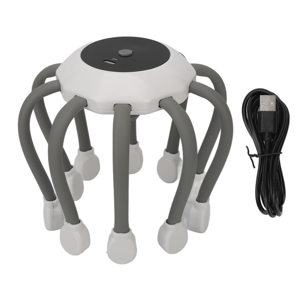 Portable Head Scratcher, Electric Scalp Massager for Scalp Stress Relax, Vibrating Contacts for360Degree Hair Massage, Smart Timing, Bluetooth