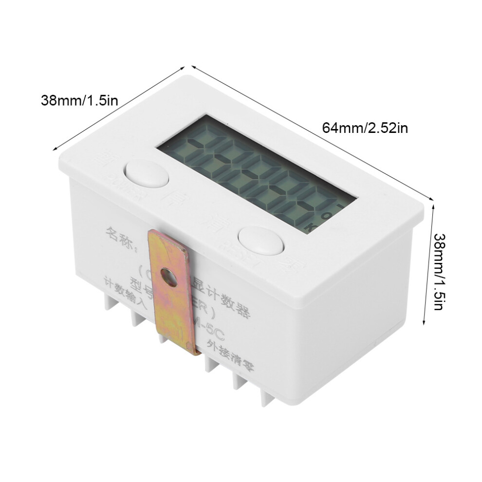 Bem-5C Digital Counter 0-99999, 5 Digit Lcd, Compact 64X38mm 4991392651399