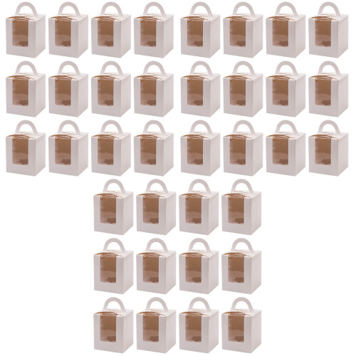 72St Handzame Witte Cupcake Verpakkingdozen Met En 1