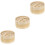 3Sets Beige Bamboe Keuken Steamer Duurzaam & 5