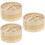3Sets Beige Bamboe Keuken Steamer Duurzaam & 6