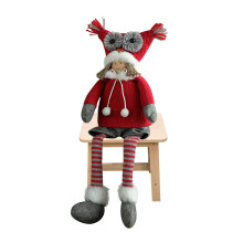 Símbolo de protección del hogar de la suerte, estatua folclórica hecha a mano, figura festiva de gnomo de mesa, decoración de gnomo escandinavo,