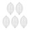 Fishing Tackle Accessories for Outdoor Anglers, Lightweight and Sensitive Spin Float with Slip Cast Functionality, Hard ABS Oval Bubble Float 7