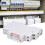 Multi-Function Time Relay with Microcomputer Control, Wide Range Delay Setting for Day Cycles, AC220V50/60Hz Programmable Din Rail Timer, Electronic 6