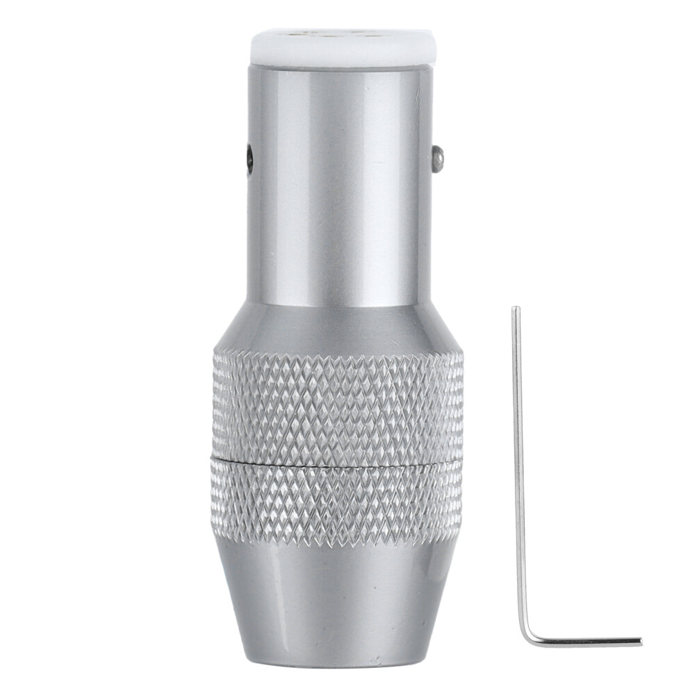 Shift Knob Upgrade, Bright Shiny Aluminum Alloy Lever Handle With Push Button, Interior Decoration Enhancer, Offers Good Experience For Drivers Of 9479868654631