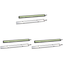 Set Of 3 Waterproof Daytime Running Lights Drl Car Daylight Lamp